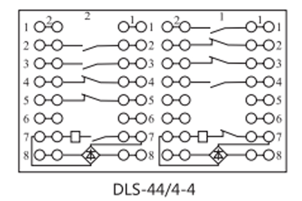 DLS-44/4-4接線圖 DLS-44/4-4接線圖