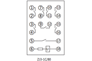 ZJ3-1C/80接線圖 ZJ3-1C/80接線圖
