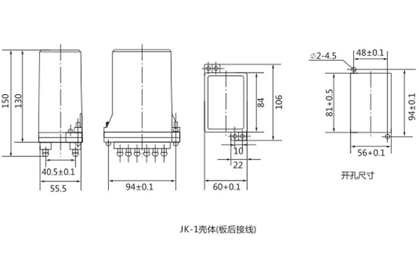 開(kāi)孔尺寸 開(kāi)孔尺寸